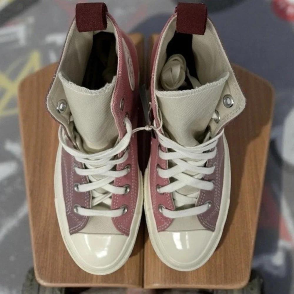 Converse Chuck Taylor 70 Hi Top Canvas Sneakers Casual Shoes Mauve M5.5, W7.5